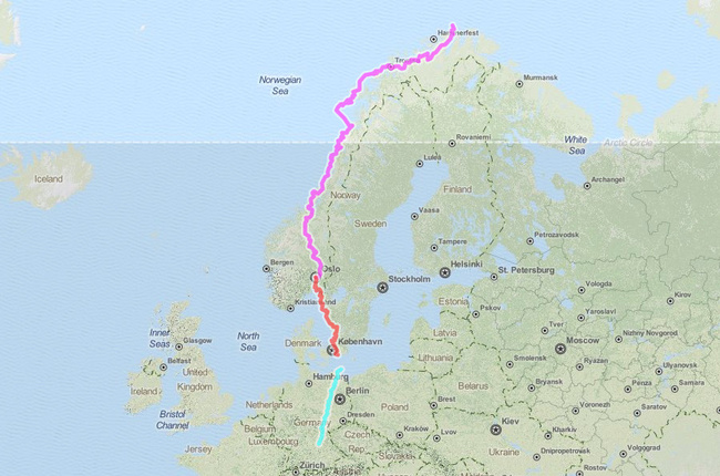 Die Route einer Radreise: Der Weg ist das Ziel